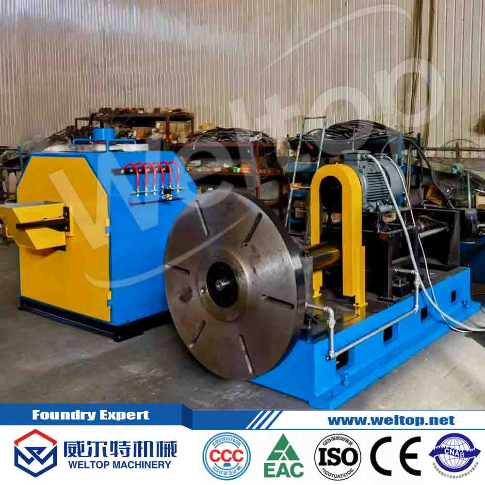 M&aacute;quina de fundici&oacute;n centr&iacute;fuga voladiza horizontal J514
